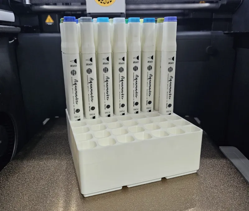 Gridfinity 3x3 Aquamarker storage 49pcs