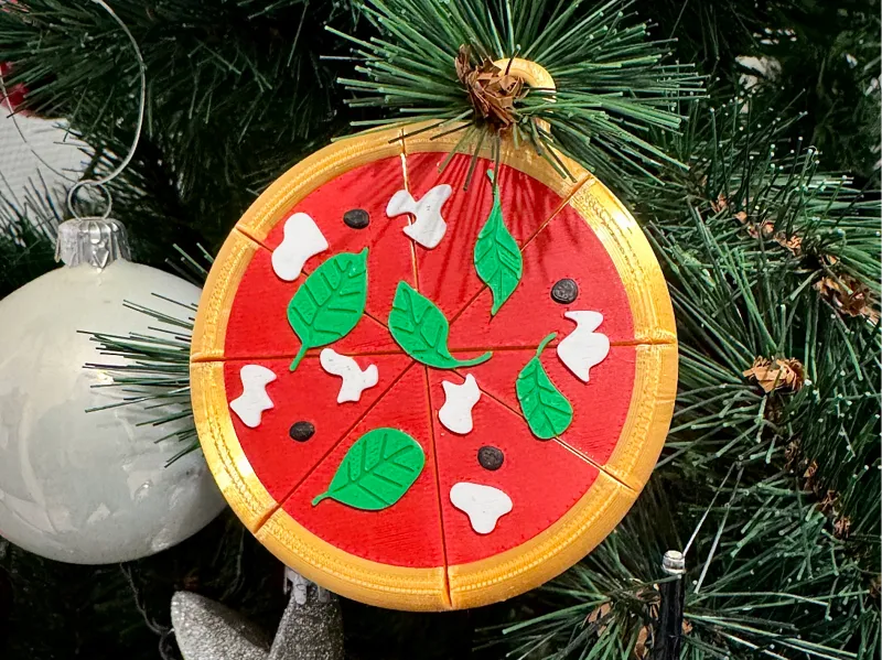 Christmas bauble – Pizza Design