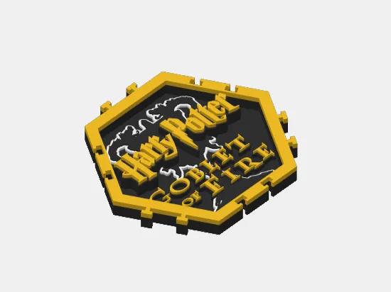 Harry Potter Goblet Of Fire Hexagon Sign