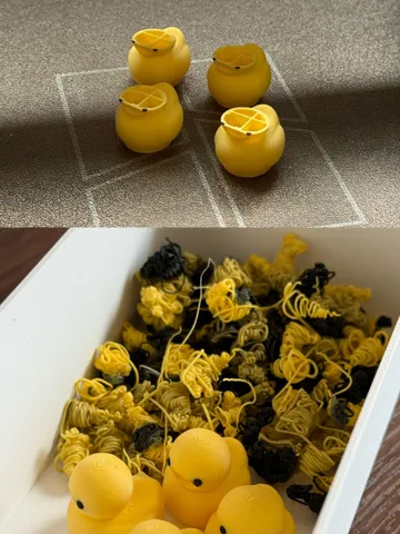 Accesorio para impresora 3D: 【浴室小鸭冰箱贴】微缩场景/小黄鸭/浴缸马桶卷纸/丝绸/拆件/AMS — vista de referencia 4