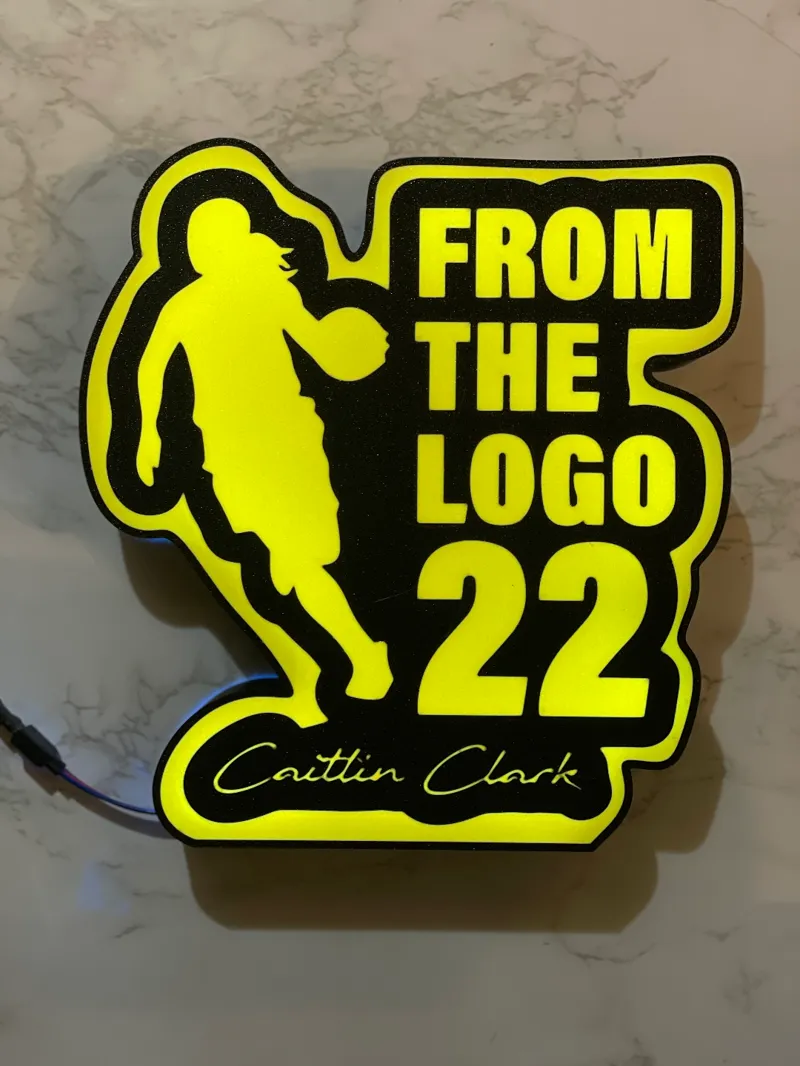 Caitlin Clark Lightbox - Silhouette - From the Logo