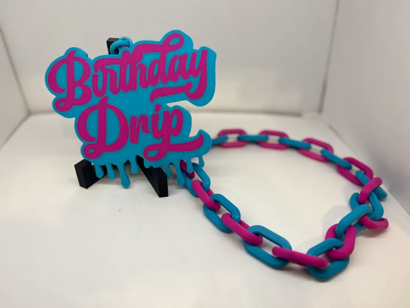 Birthday Drip Necklace