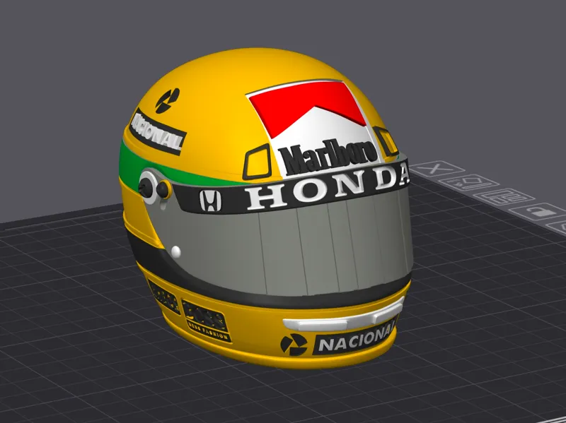Casco Ayrton Senna