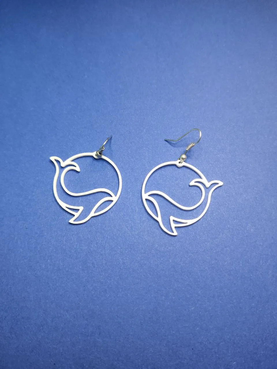 Sunset Dolphin — Horizon Line Earring view 2
