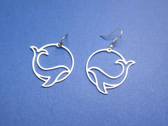 Sunset Dolphin — Horizon Line Earring