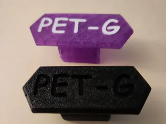 Filament Tags for Spool Shelf 3/4 inch dowel