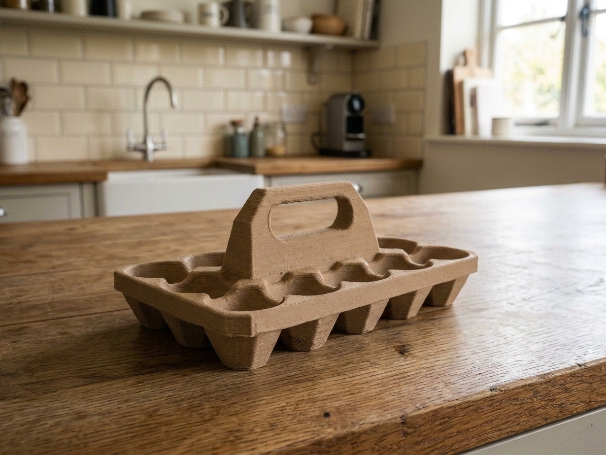 Egg Tray Collection, Cardboard Style and Reusable - 1