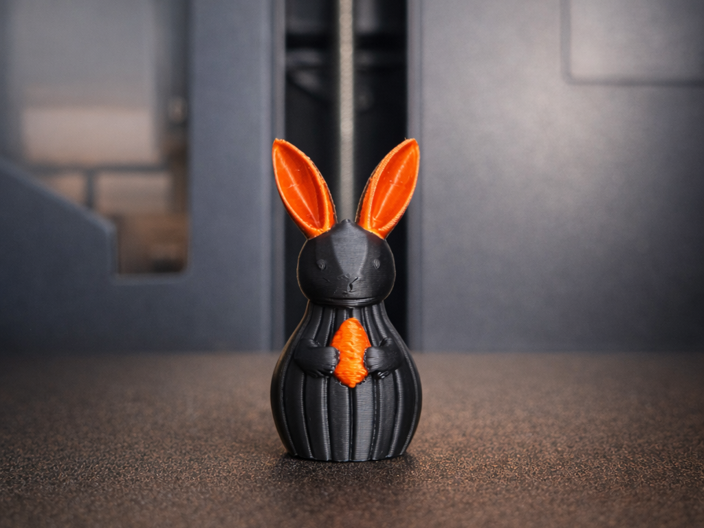 Cute Easter Bunny Holding an Egg