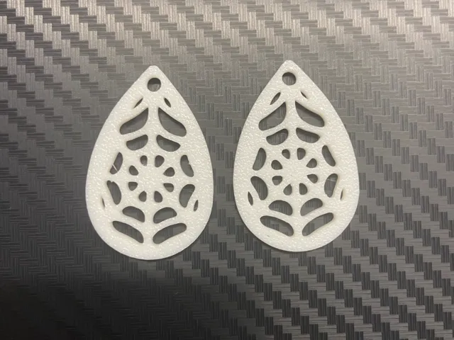 Web earrings