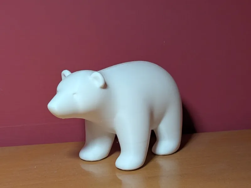Orso polare minimalista