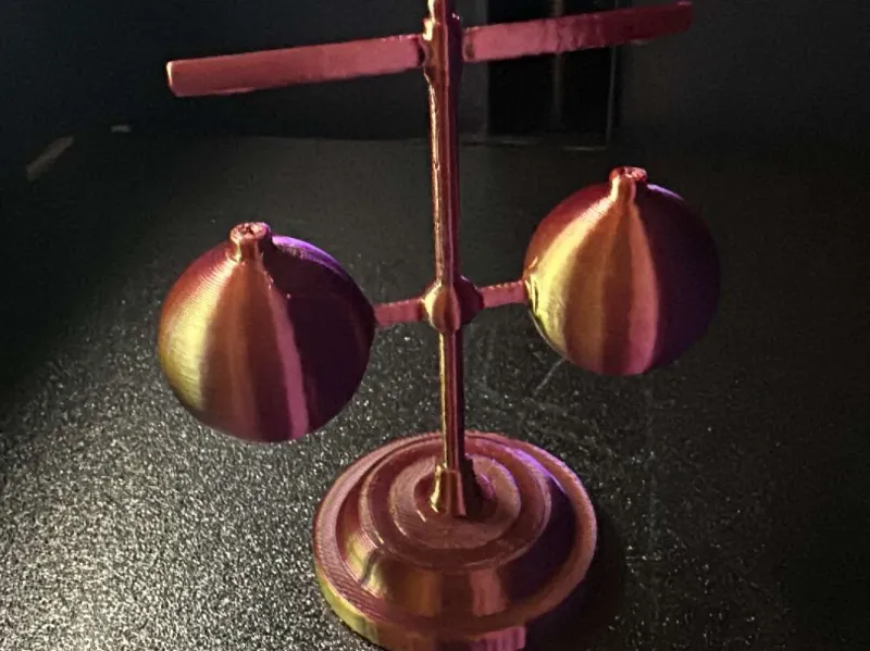 Physics Education design - Sphere Holder stand 