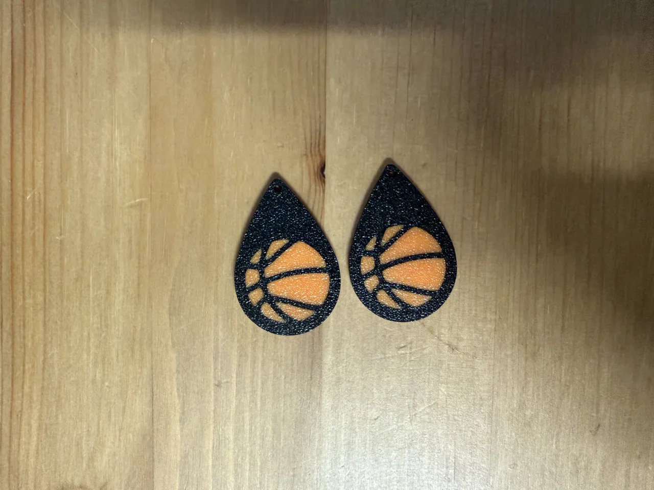 Basketball Earrings view 2