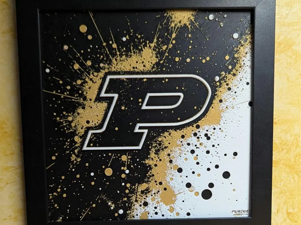 Purdue University Logo 1.0 Rev1.0 - Free 3D Print Model - MakerWorld