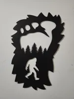Déco murale empreinte de Bigfoot — photo 2