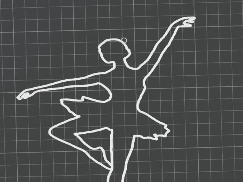 Christmas Ornament Ballerina / Ballet