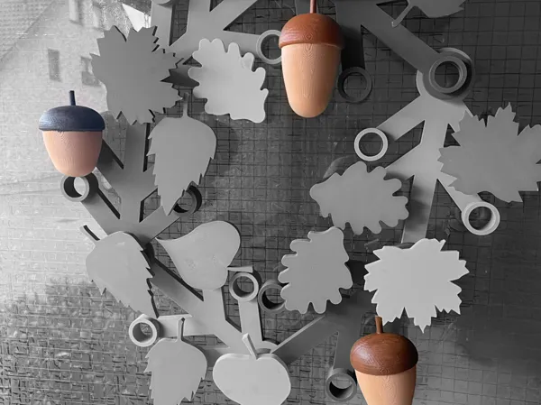 Glands décoratifs pour couronne modulaire
