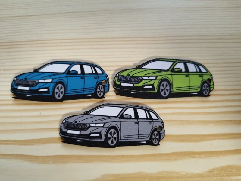 Skoda Octavia 4 combi keychain 