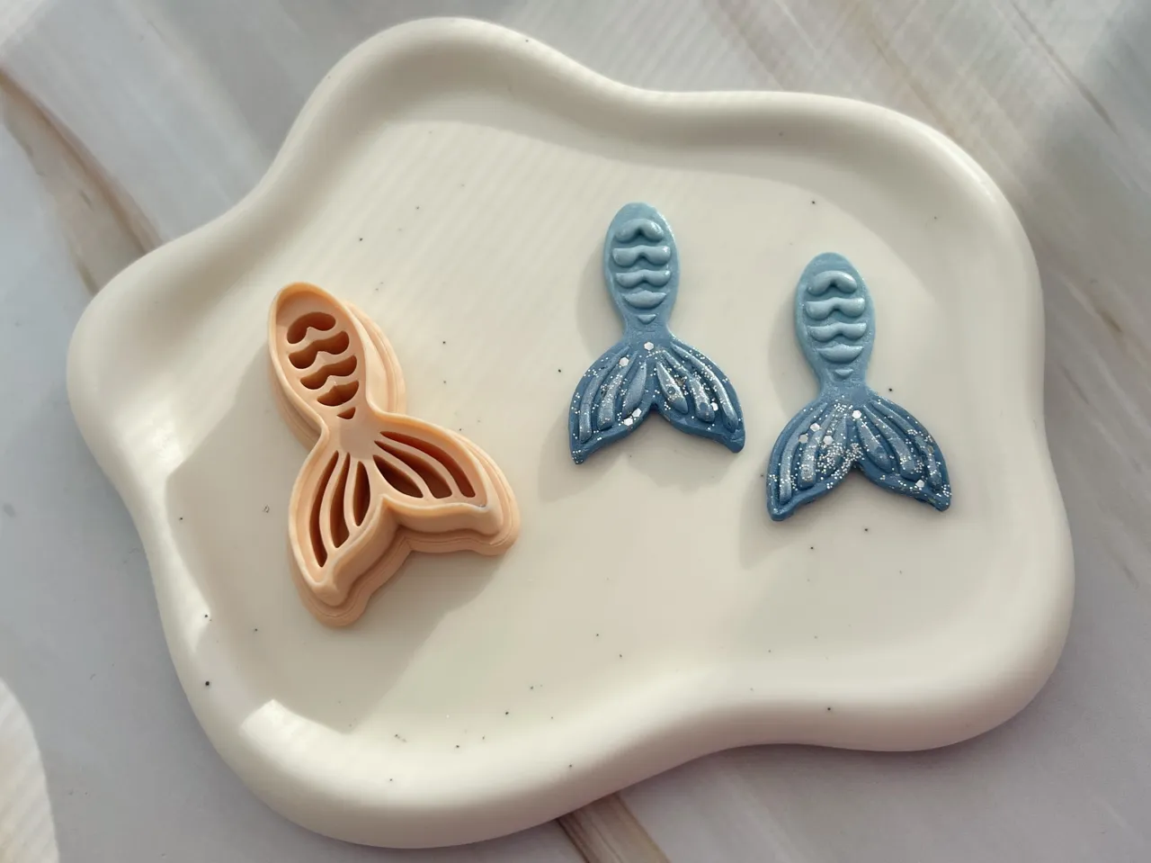 Fish Polymer Clay Earrings Cutter view 2