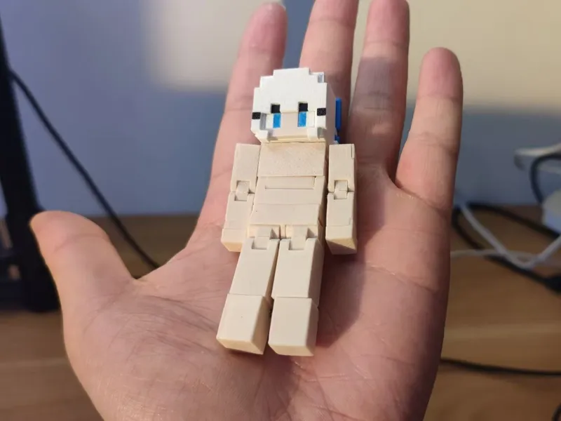 我的世界 Alex 8cm 素体