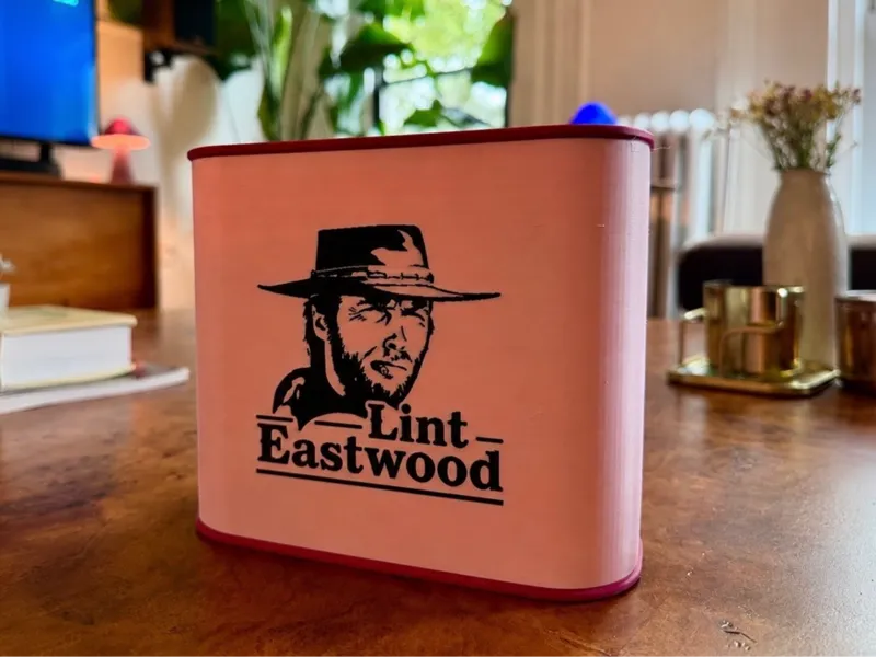 Lint Eastwood (magnetic lint bin)