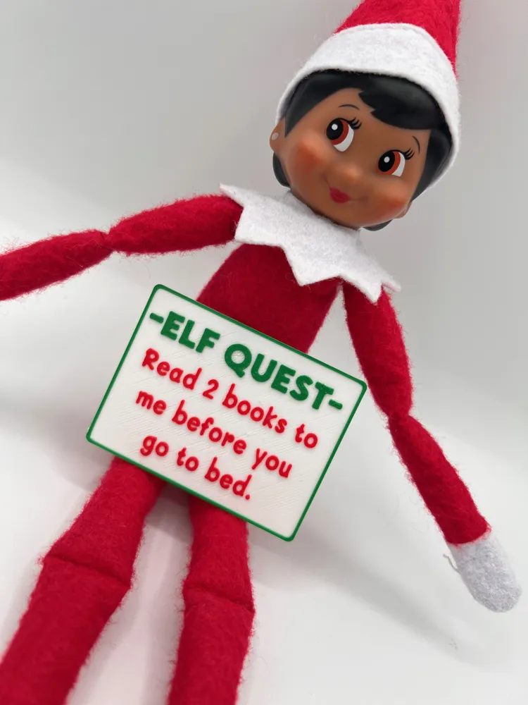 Elf Quest Signs - Set of 5 - Free 3D Print Model - MakerWorld