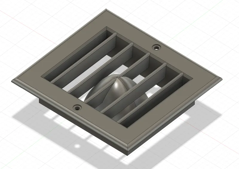 Ventilation grille.