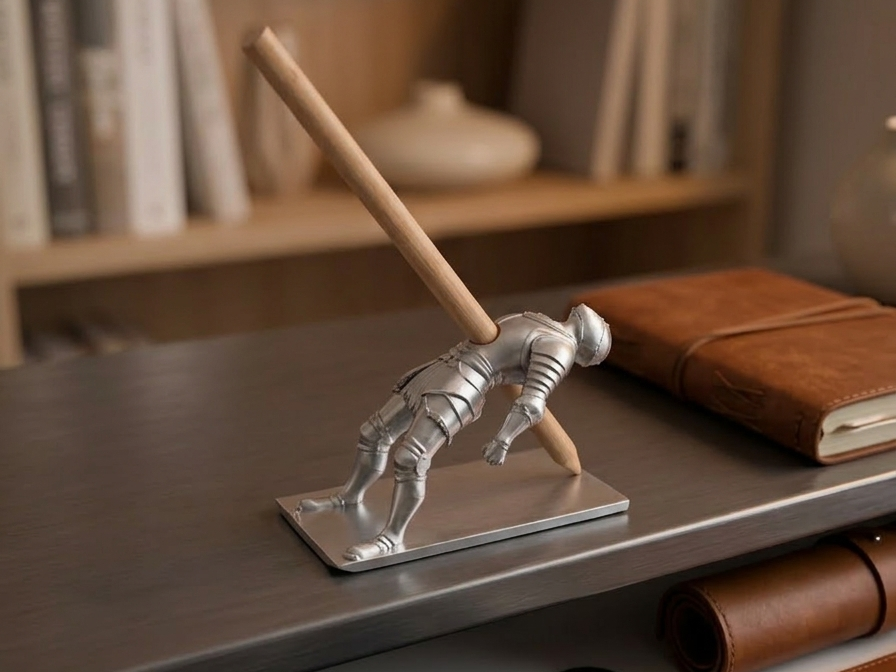 Dead Knight Pen Holder – Medieval Desk Organizer