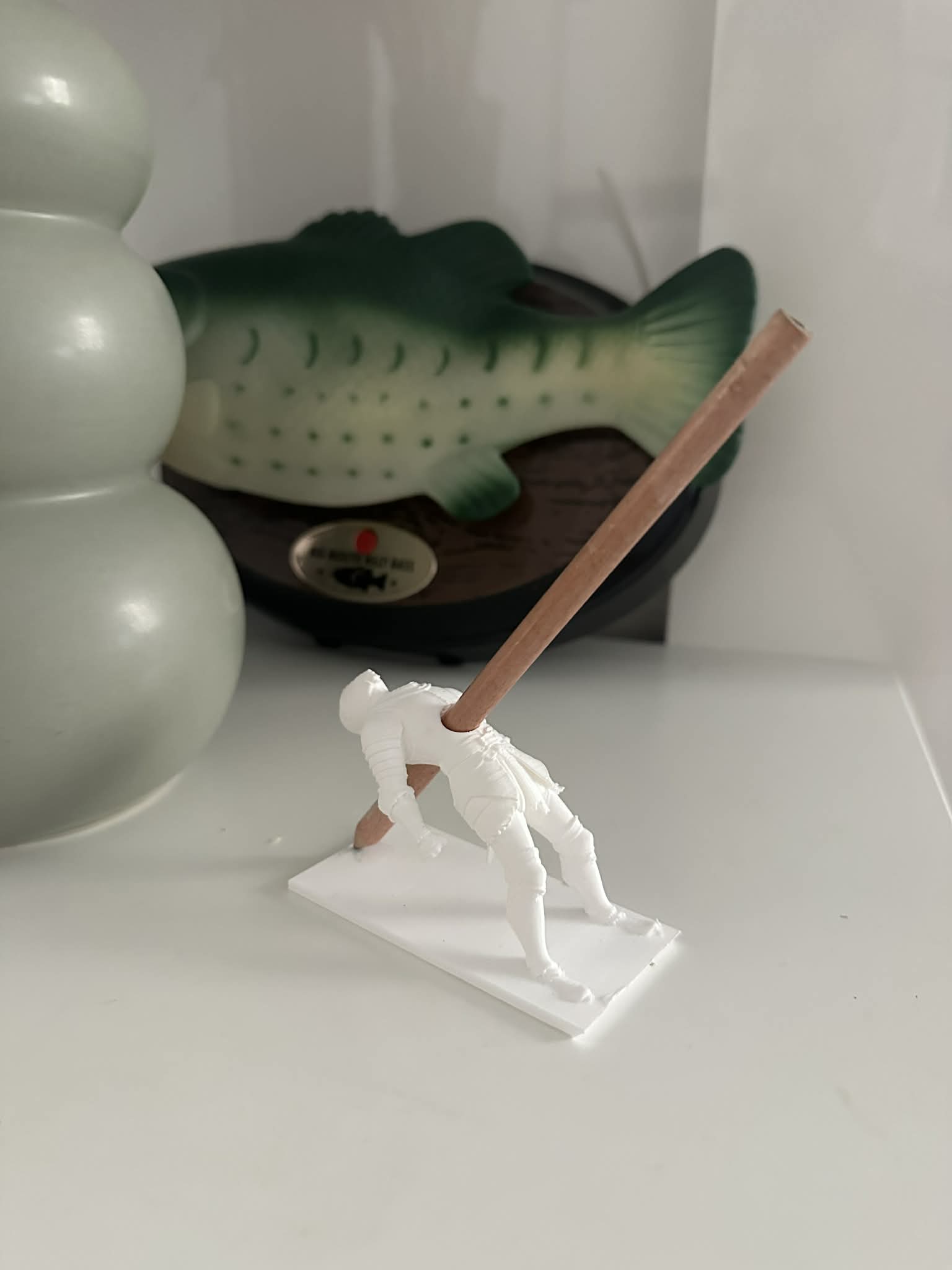 Dead Knight Pen Holder – Medieval Desk Organizer view 3