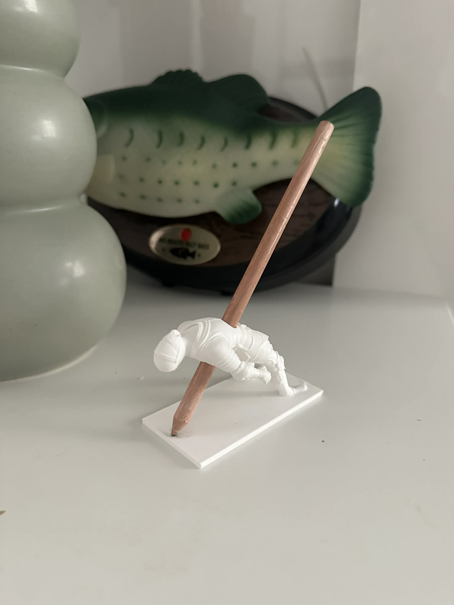 Dead Knight Pen Holder – Medieval Desk Organizer view 4