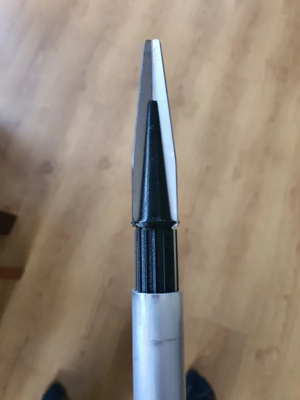 Ground spike for 20 mm aluminum tube