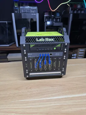 3Dプリント Lab Rax 10インチサーバーラック - 5U - 無料3Dモデル