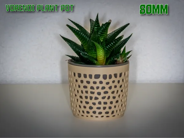 Pot de fleurs voronoï 8cm