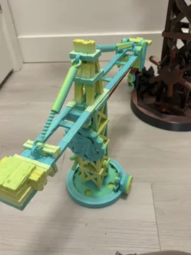 Soporte: Wooden Tower Crane with Full Controls — vista de referencia 3