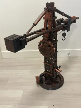 Soporte: Wooden Tower Crane with Full Controls — vista de referencia 2