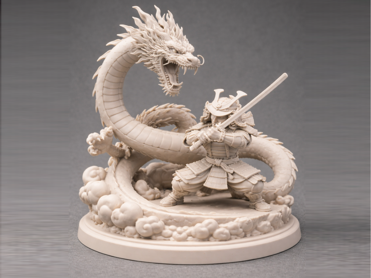 Samurai Vs Dragon