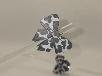 Cow Bow Straw Topper