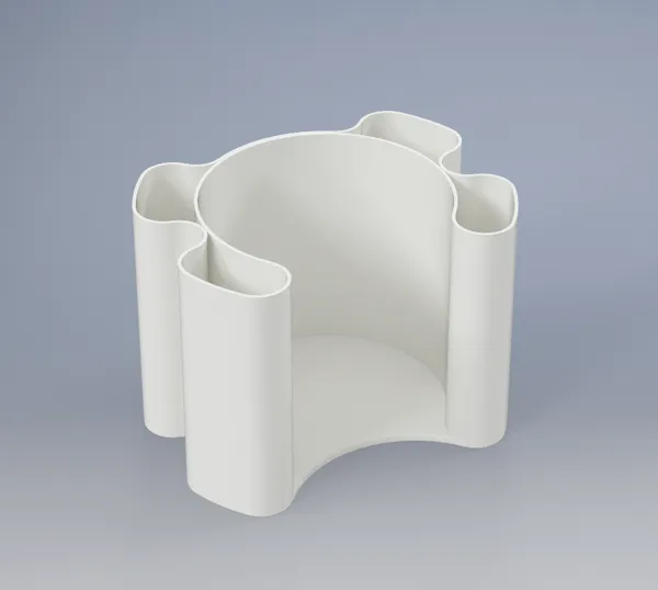 Range cotons et coton-tiges (mode vase)