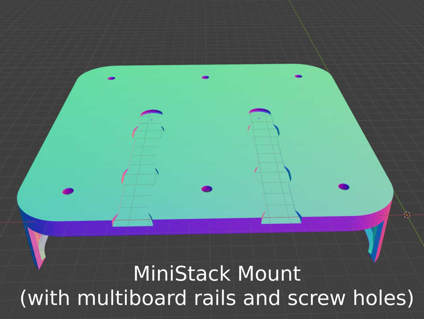 Miniatura 2 do modelo 3D Mac mini Wall Mount