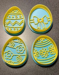 Easter Egg Cookie Cutter 2-tone