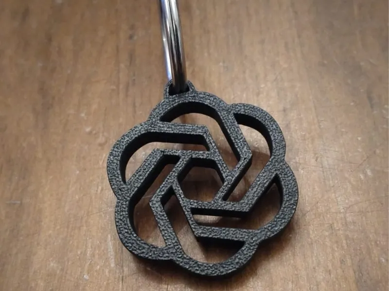 ChatGPT Logo Keychain