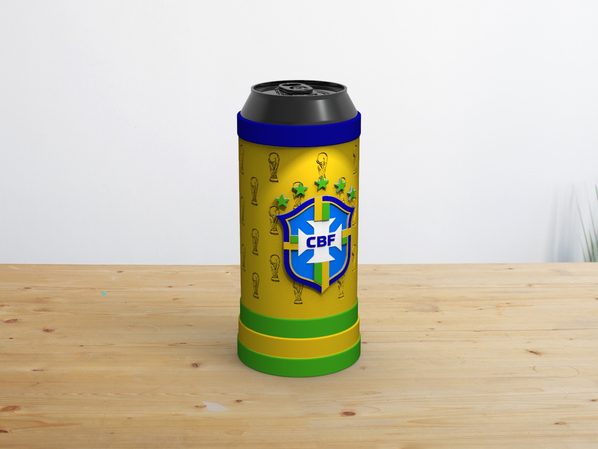 Porta Latas de 473ml de Brasil
