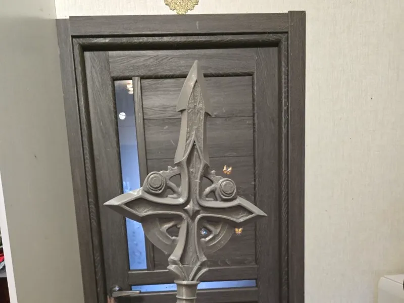 Cross Spear / Paladin Staff Cosplay Prop (75 cm)