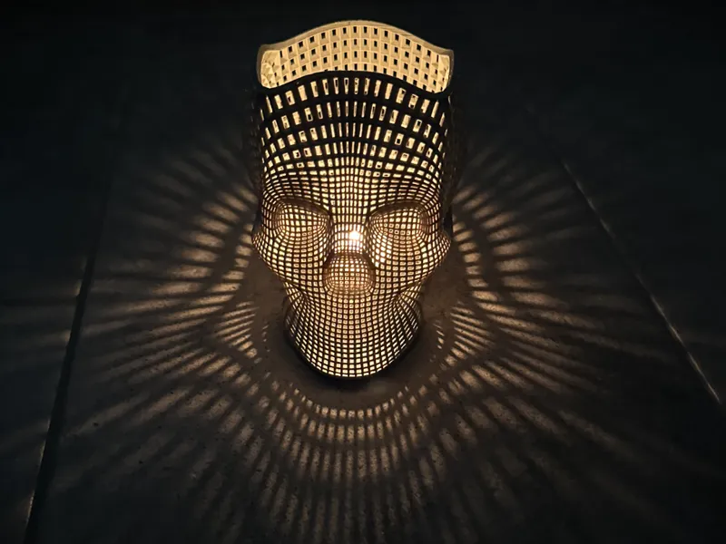 Skull Totemkopf Teelicht Led