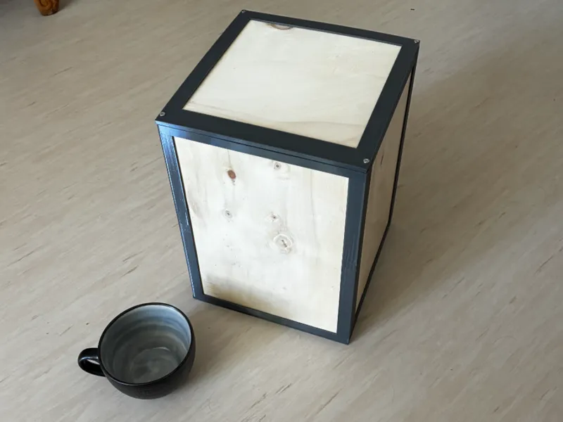 Box Frame for Wood Inserts like tea transport box