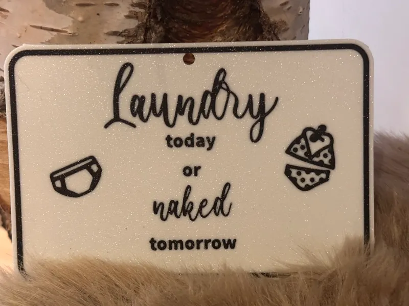 Laundry sign