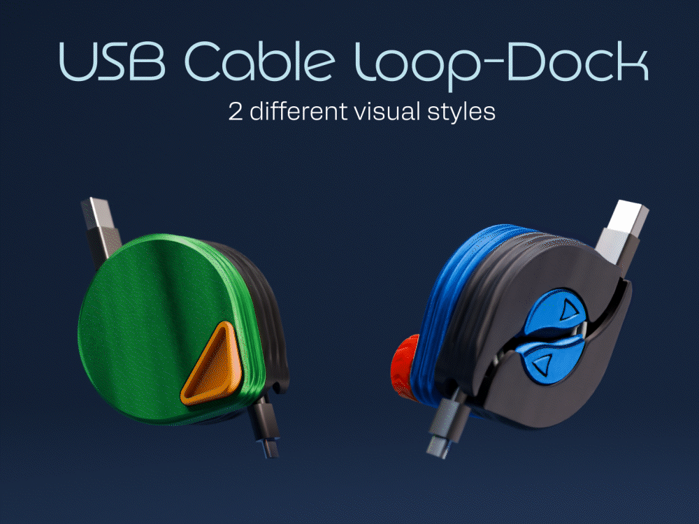 USB Cable Winder LoopDock