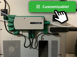 Customizable AMS HUB cables manager with magnets