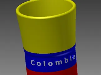 Colombia Shot Glass
