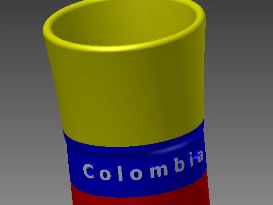 Colombia Shot Glass