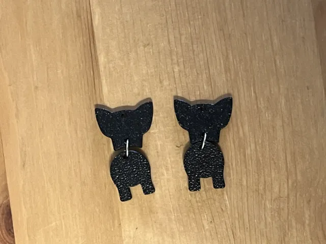 Dog Earrings